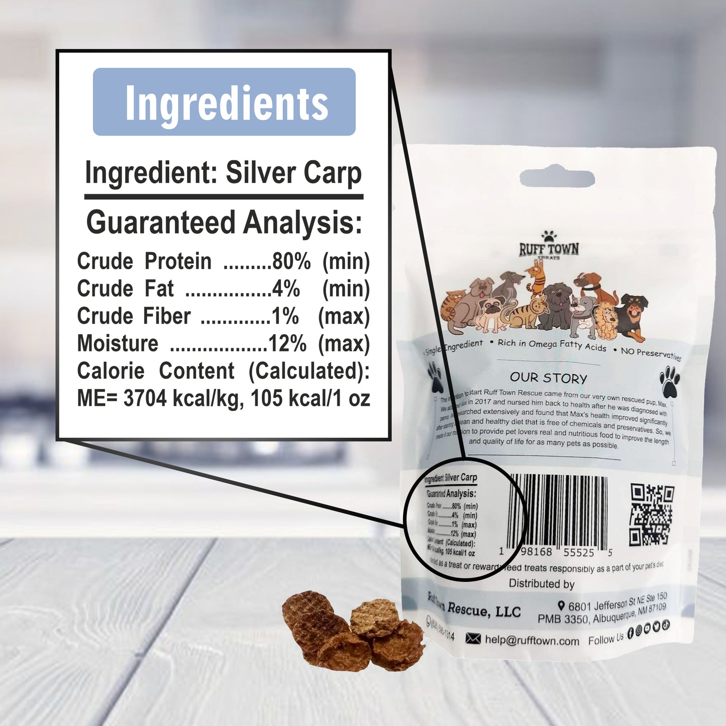 Silver Carp Fish Dog Treats – The Perfect Healthy Snack for Your Pup!